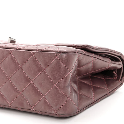 Chanel Metallic Aged Calfskin Quilted 2.55 Reissue 226 Flap Rose Fonce 10 of 12