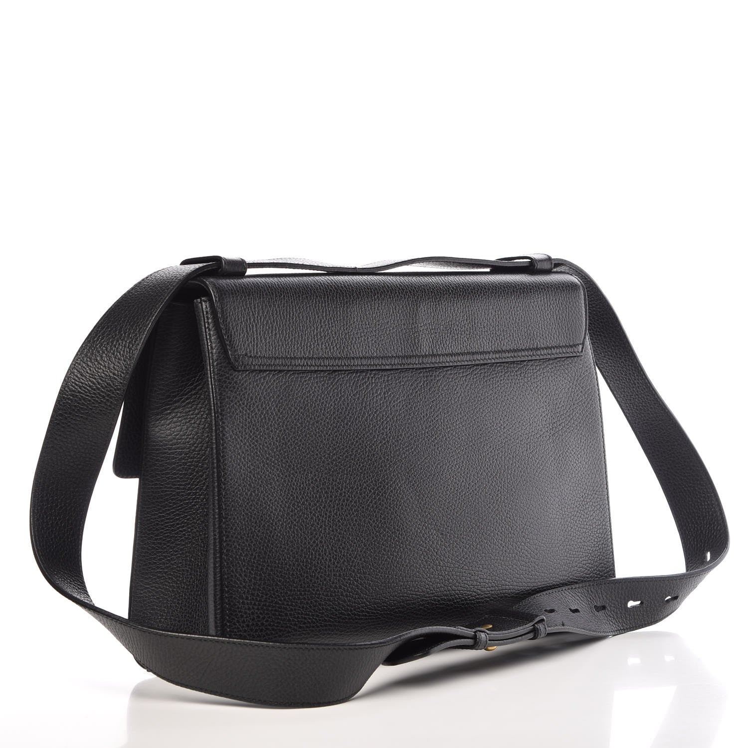 Gucci Calfskin GG Marmont Messenger Bag Black 3 of 15