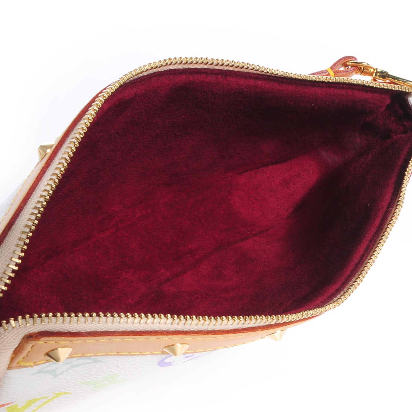 Monogram Multicolor Pochette Accessories White