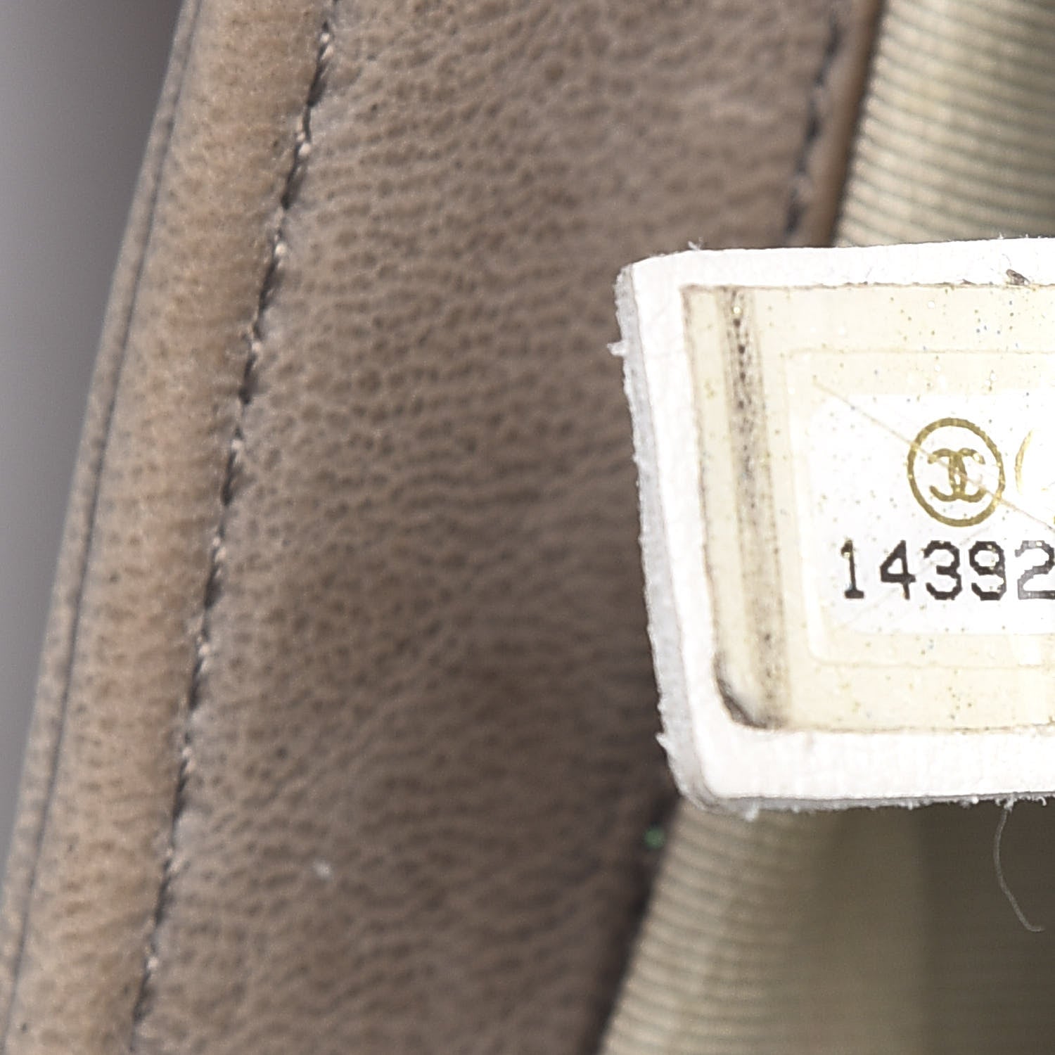 Chanel Washed Lambskin Quilted Medium Chain Around Messenger Taupe 7 of 15