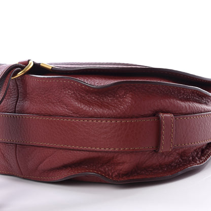 Chloe Calfskin Medium Marcie Round Crossbody Bag Red 9 of 9