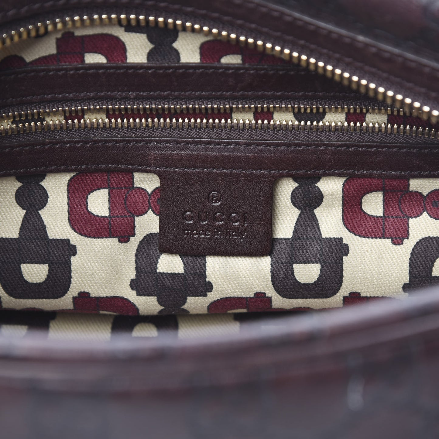 Guccissima Medium Wave Boston Dark Brown
