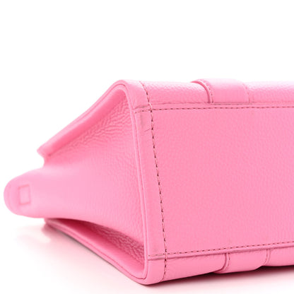 Marc Jacobs Grained Calfskin Small The Tote Bag Candy Pink 9 of 10