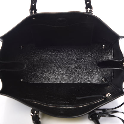 Balenciaga Agneau Graffiti Papier A6 Zip Around Tote Black 7 of 9