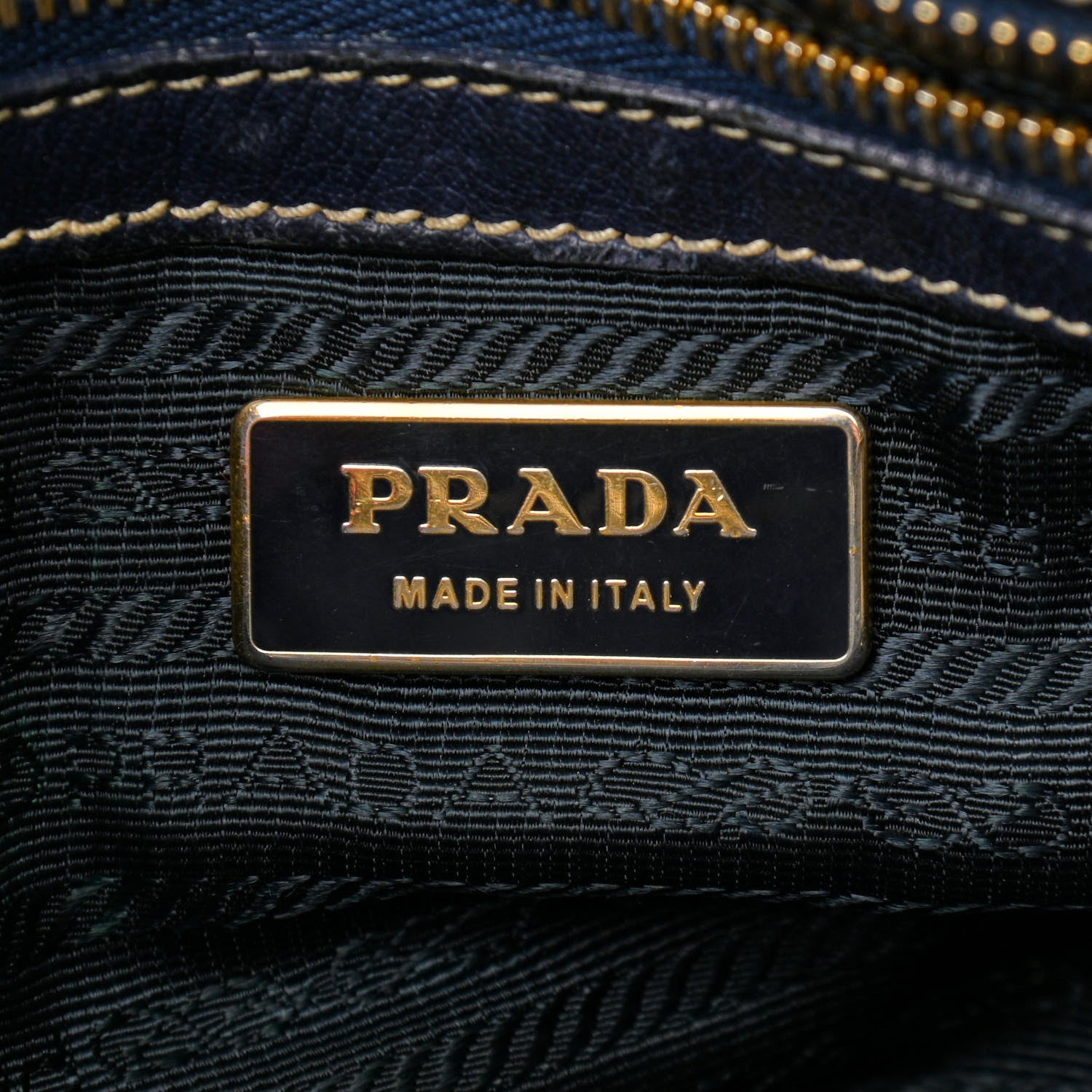 Prada Tessuto Nylon Gaufre Shopping Satchel Bleuette 6 of 18