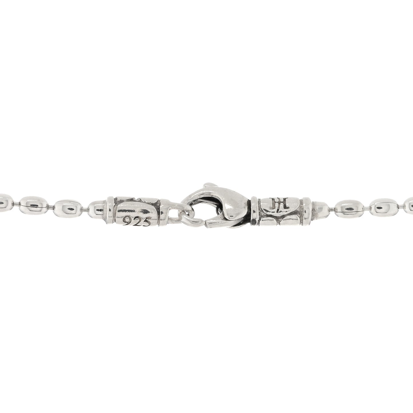 Sterling Silver Kali Dot Bead Station Long Necklace
