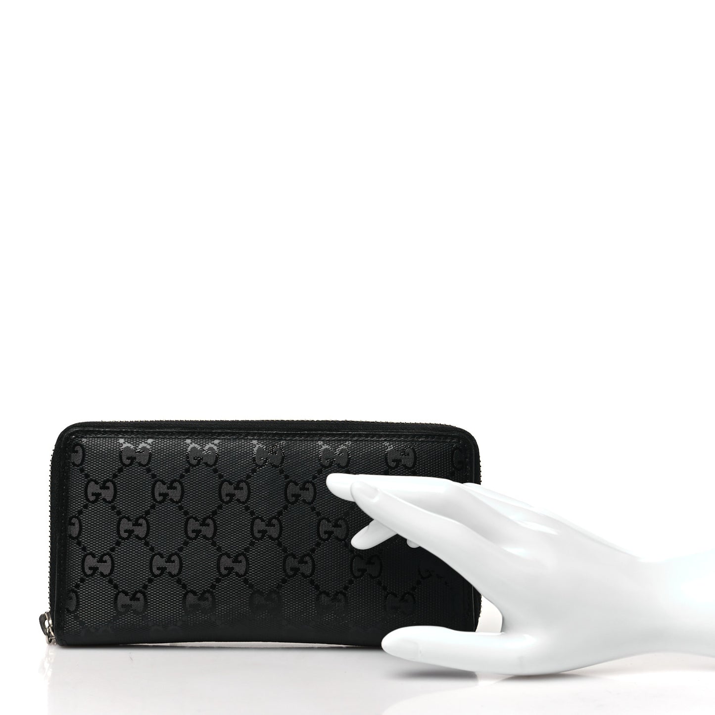 Imprime Monogram GG Pierce Zip Around Wallet Black