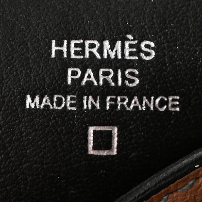 Hermes Epsom Swift Alligator Lizard Birdy Bag Charm Black Chai Chocolate 3 of 5