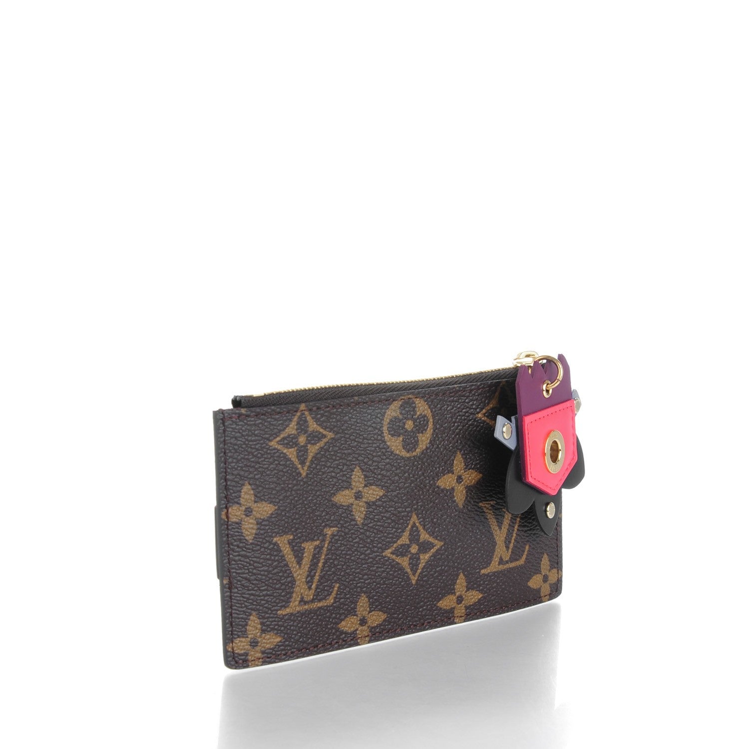 Louis Vuitton Monogram Totem Key Pouch Flamingo 3 of 7