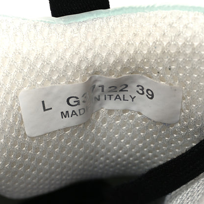 Chanel Nylon Suede Calfskin CC Sneakers 39 Green Light Green 7 of 7