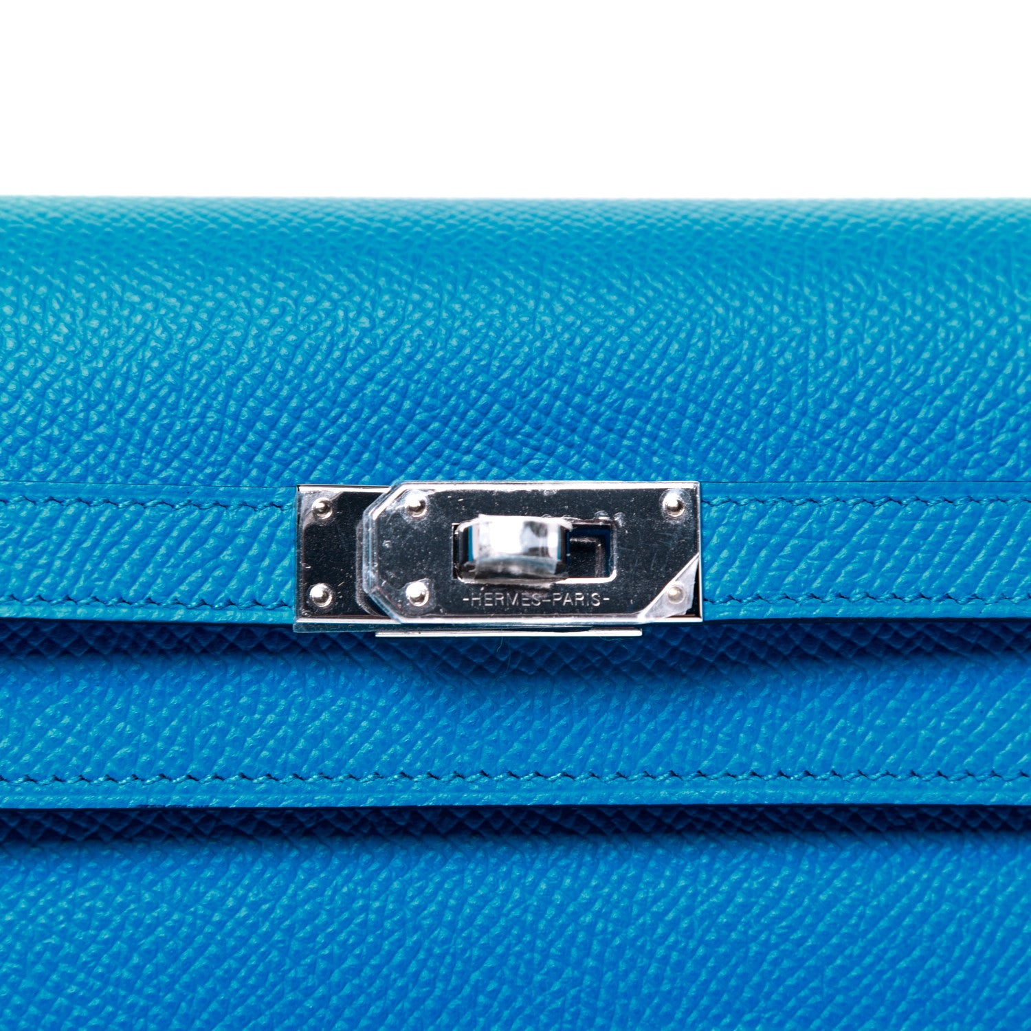 Hermes Epsom Verso Kelly Wallet To Go Bleu Frida Rouge H 9 of 10