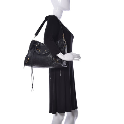 Balenciaga Agneau Classic Gold Hardware City Black 2 of 9