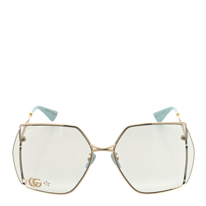 Gucci Metal Sunglasses GG0817S Gold 2 of 8