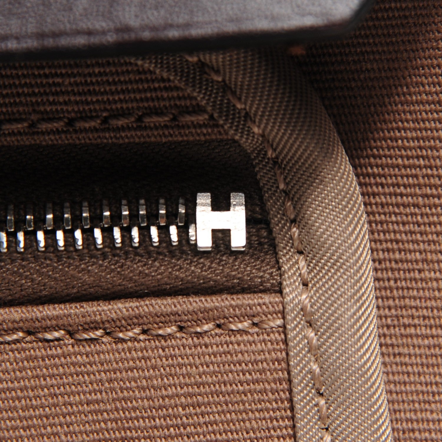 Hermes Toile Vache Hunter Herbag Zip 39 MM Etoupe Ebene 13 of 14