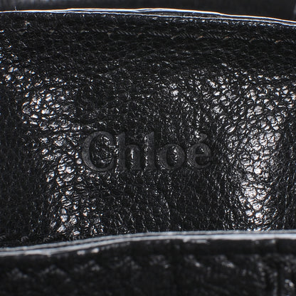 Chloe Python Chevron Paddington Black 7 of 9