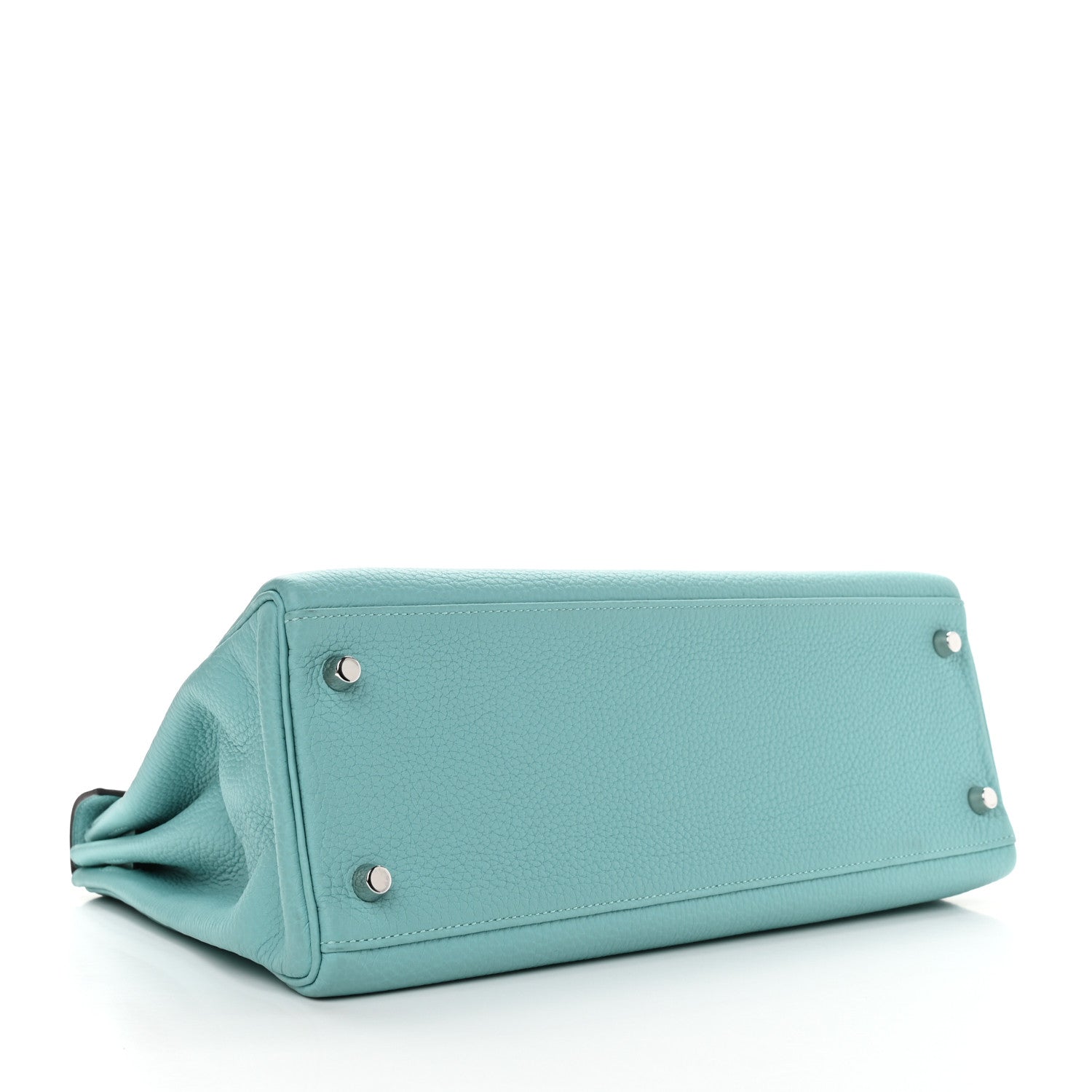 Hermes Togo Kelly Retourne 32 Bleu Atoll 4 of 10