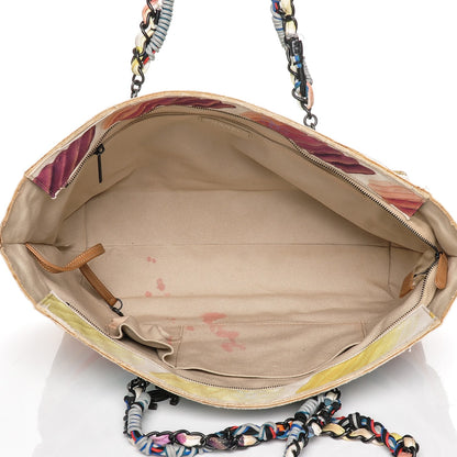 Chanel Canvas Colorama Large Zip Shopping Tote Multicolor 7 of 10