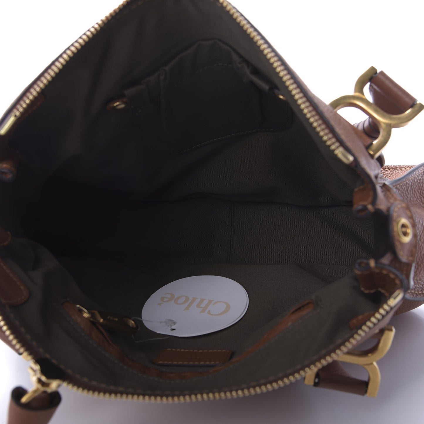 Calfskin Medium Marcie Satchel Tan