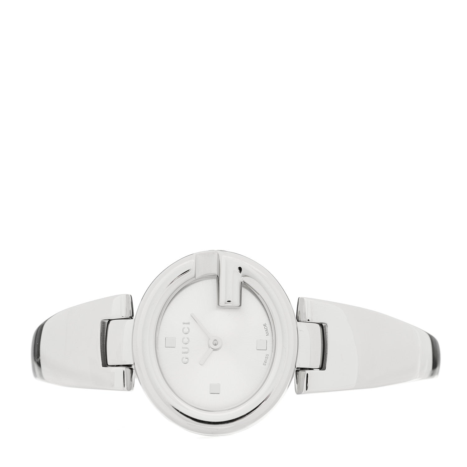 Gucci Stainless Steel 24mm Guccissima Quartz Watch Silver 2 of 4