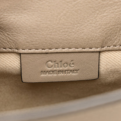Chloe Suede Calfskin Mini Faye Backpack Motty Grey 6 of 10
