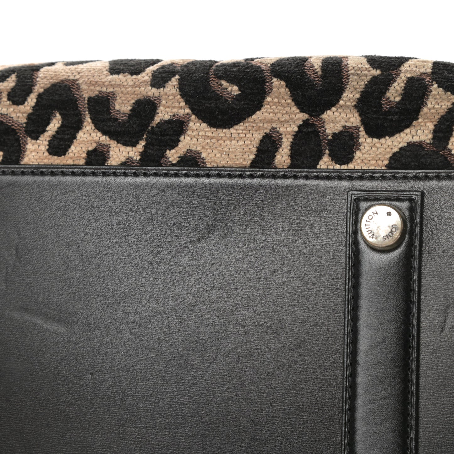 Jacquard Velvet Leopard Print Stephen Sprouse Speedy