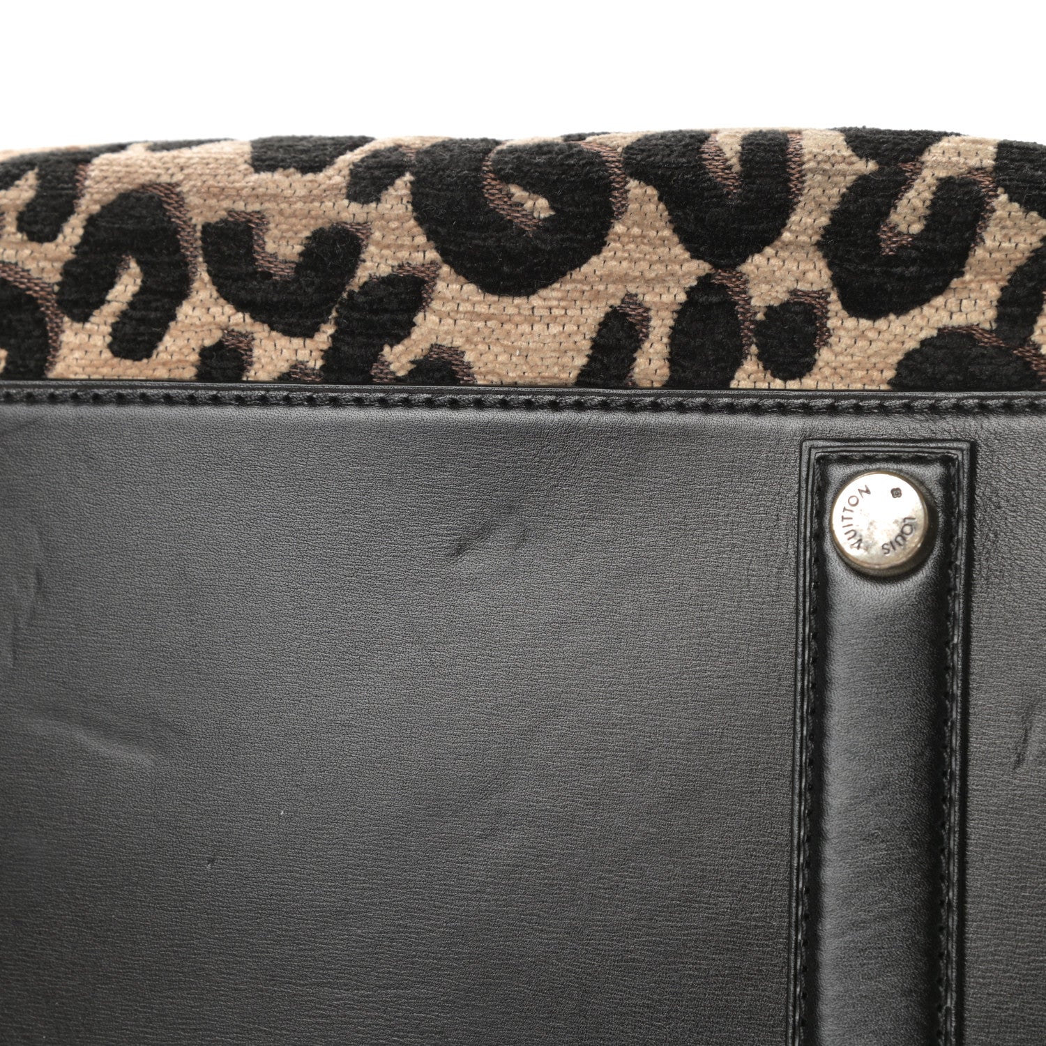 Louis Vuitton Jacquard Velvet Leopard Print Stephen Sprouse Speedy 12 of 14