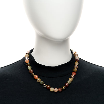 Tiffany Sterling Silver Multi Gemstone 10mm Paloma Picasso Bead Necklace 2 of 4