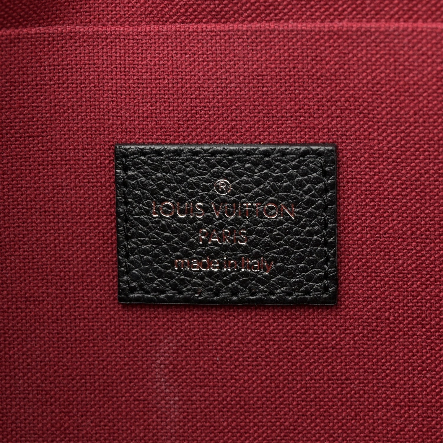 Louis Vuitton Empreinte Monogram Giant Felicie Pochette Black Beige 7 of 11