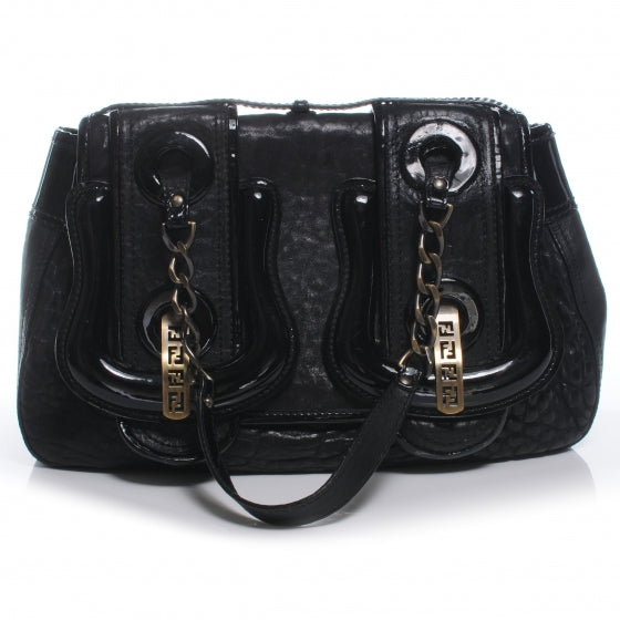Nappa Patent B Bag Black