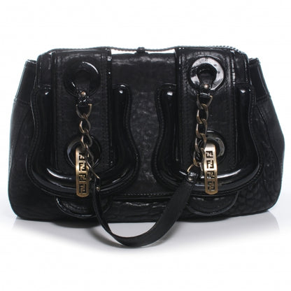 Fendi Nappa Patent B Bag Black 1 of 9