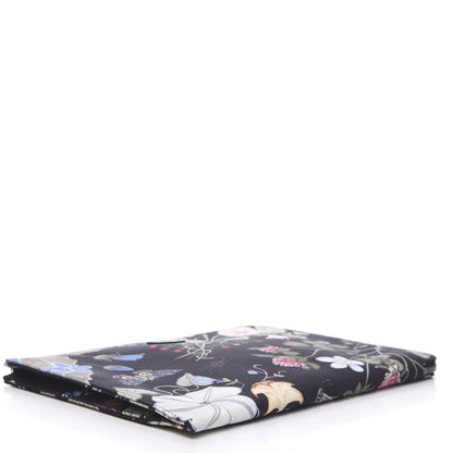 Gucci Canvas Flora Knight Travel Laptop Document Case Black 3 of 8