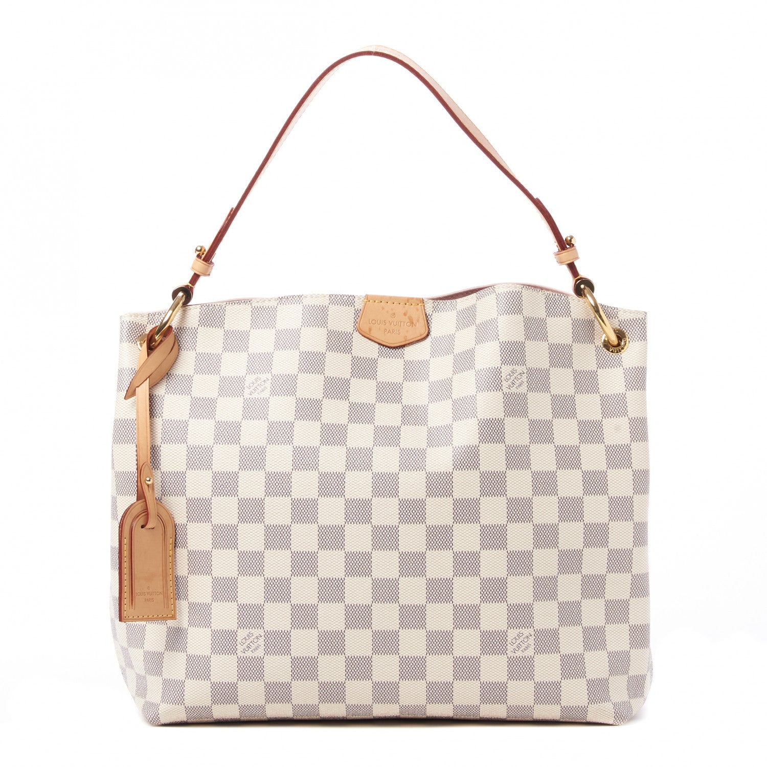 Louis Vuitton Damier Azur Graceful PM Rose Ballerine 1 of 9