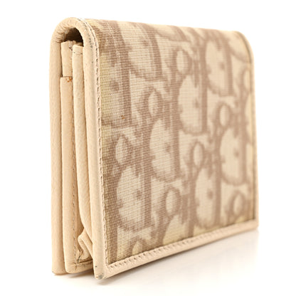 Christian Dior Monogram Vintage Flowers Card Holder Beige 3 of 11