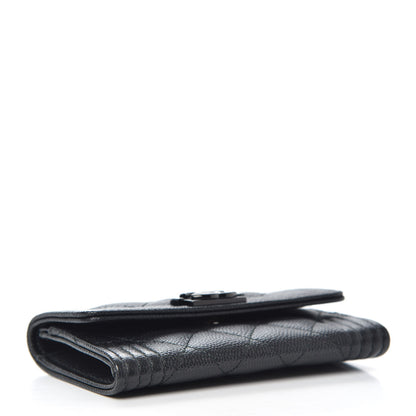 Chanel Caviar Quilted Boy Flap Card Holder So Black 4 of 8