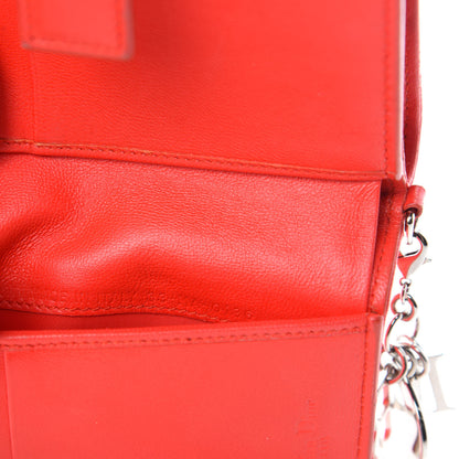 Christian Dior Lambskin Cannage Lady Dior Card Holder Red 12 of 12