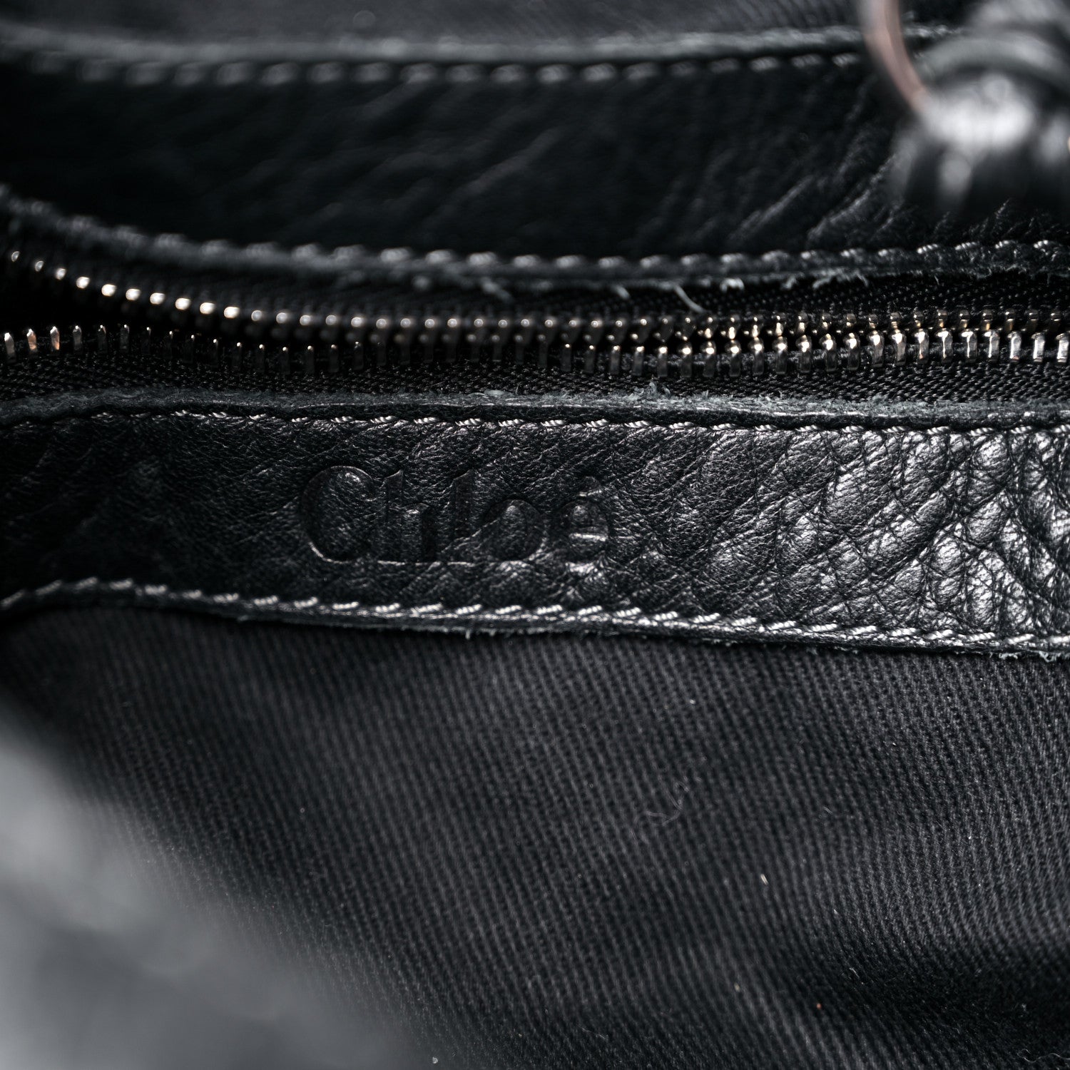 Chloe Calfskin Paddington Hobo Black 6 of 15