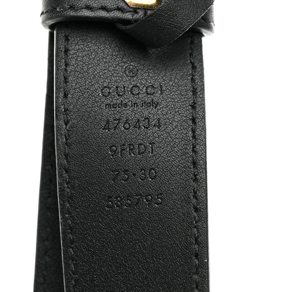 Gucci Calfskin Matelasse GG Marmont Belt Bag 75 30 Black 8 of 12