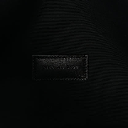 Saint Laurent Linen Canvas Rive Gauche Zipped Pouch Black 7 of 7