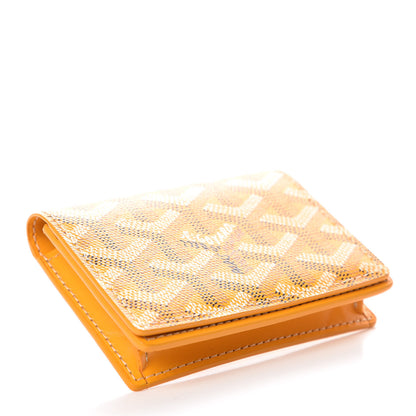 Goyard Goyardine Business Card Holder Yellow 4 of 12