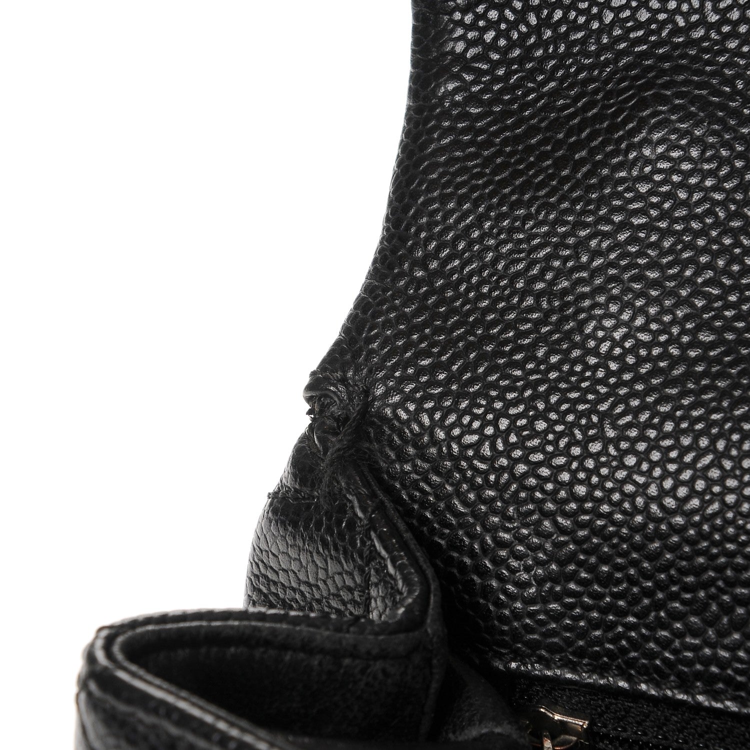 Chanel Caviar Quilted Medium Kelly Flap Bag Black 9 of 12