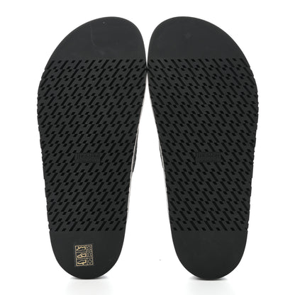 Hermes Suede Calfskin Go Mules 41 Black 5 of 9