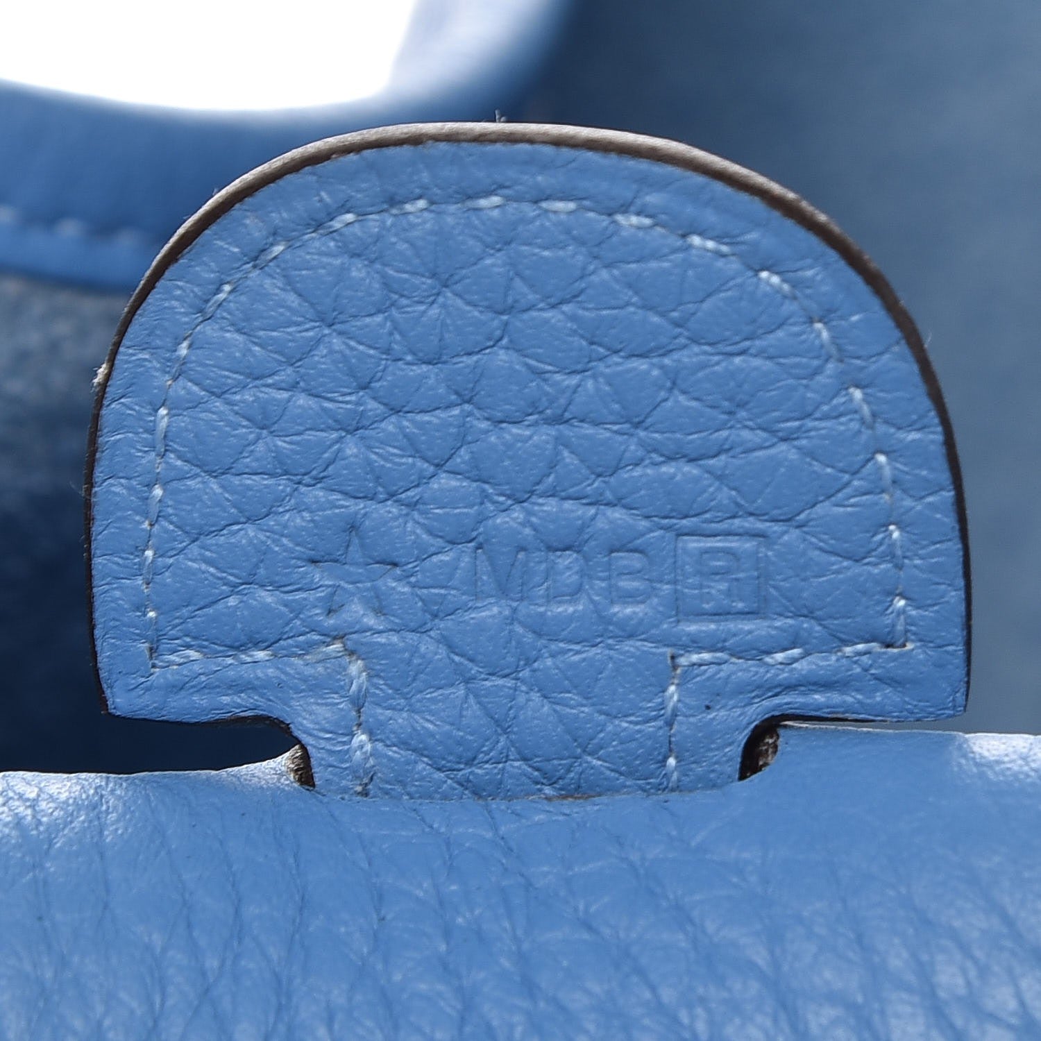 Hermes Taurillon Clemence Evelyne III GM Bleu Paradis 8 of 9