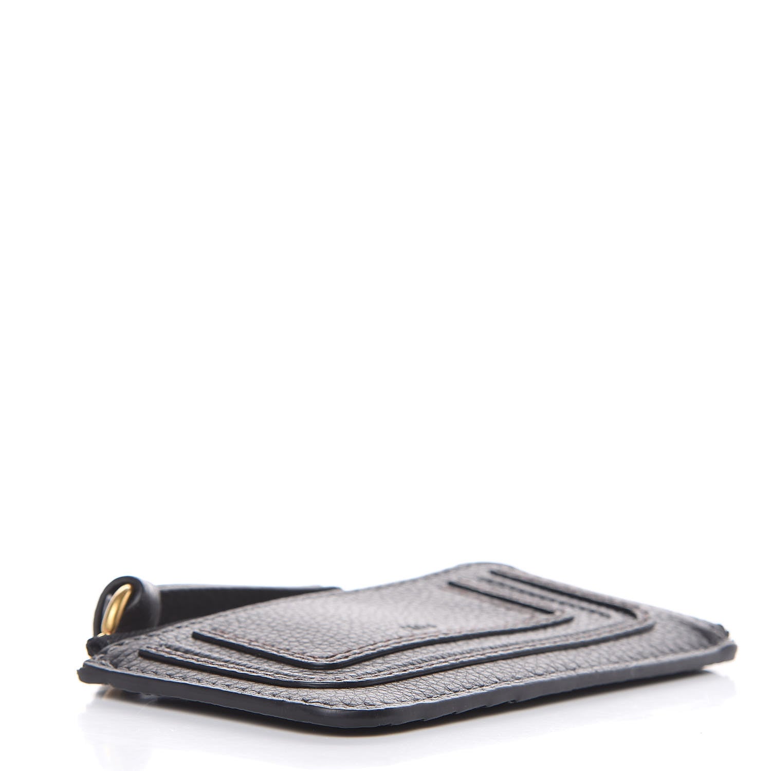 Chloe Grained Calfskin Medium Marcie Zip Card Holder Black 4 of 8