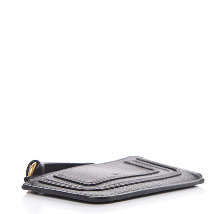 Chloe Grained Calfskin Medium Marcie Zip Card Holder Black 4 of 8