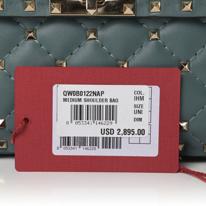 Valentino Garavani Nappa Medium Rockstud Spike Shoulder Bag Giada 12 of 12