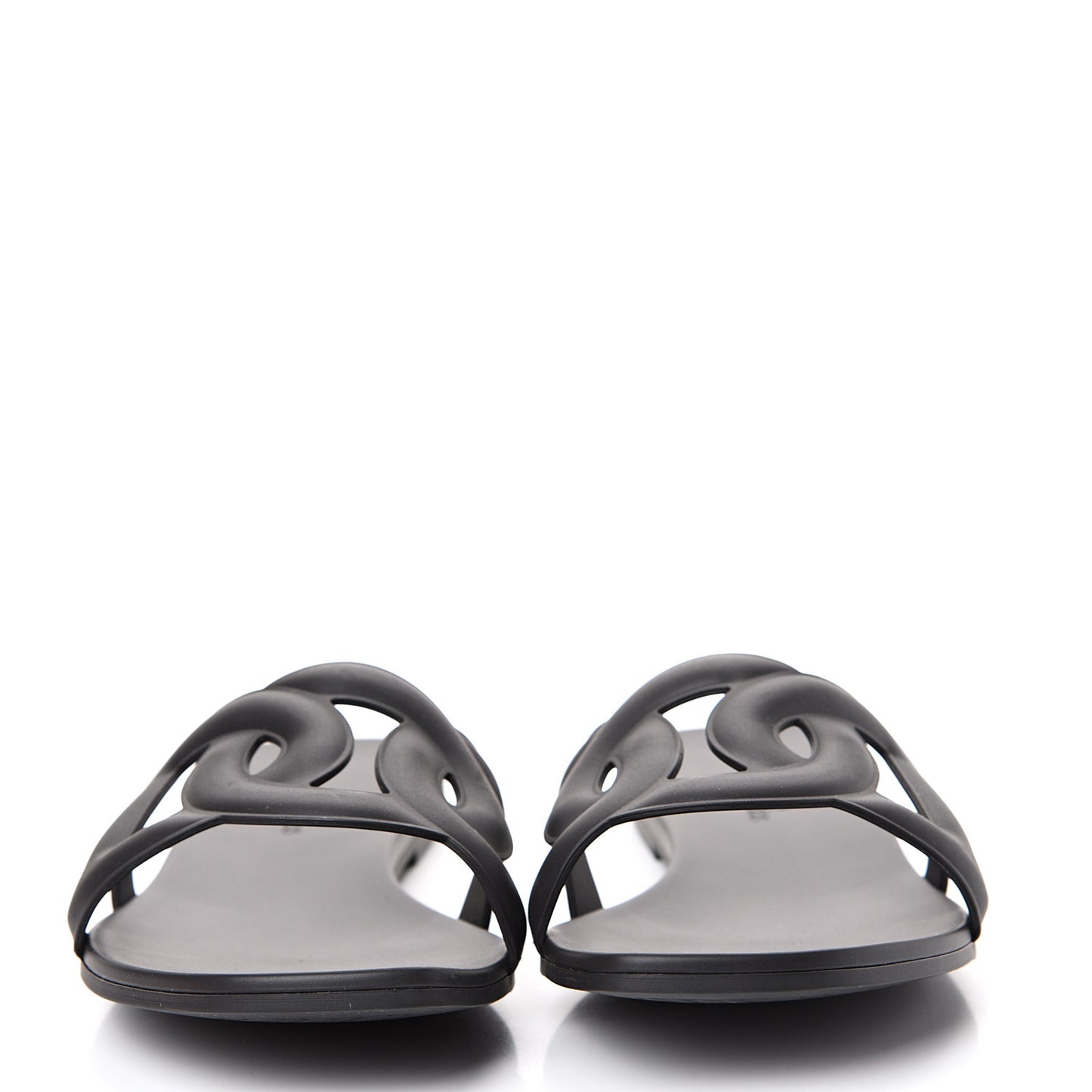 Rubber Aloha Sandals 41 Black