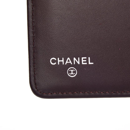 Chanel Caviar Quilted Zipped Pocket Wallet Dark Purple 7 of 10