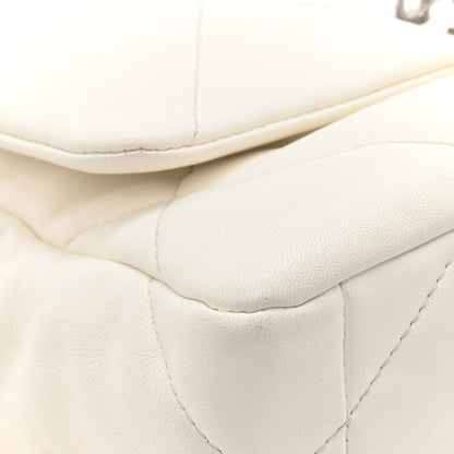 Chanel Lambskin Quilted Medium Chanel 19 Flap White 11 of 16