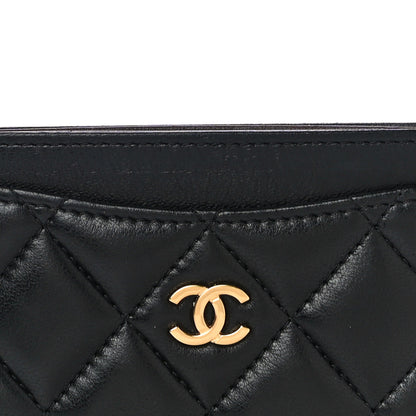 Chanel Lambskin Quilted Card Holder Black 8 of 11