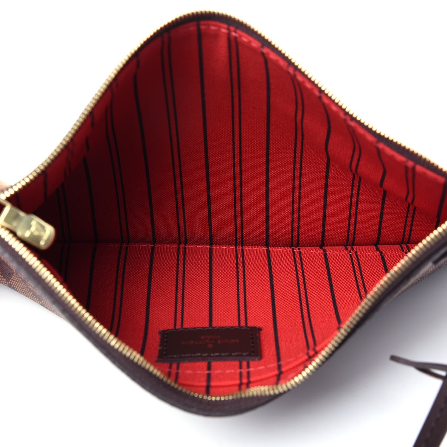 Louis Vuitton Damier Ebene Neverfull MM GM Pochette 5 of 9